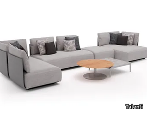 LEAF SOFT - Sectional fabric garden sofa _ Talenti