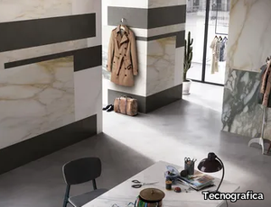 MADISON SQUARE - Marble effect nonwoven wallpaper _ Tecnografica