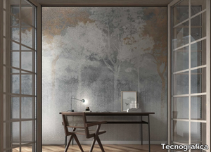 JAPAN FOREST - Landscape metal effect wallpaper _ Tecnografica