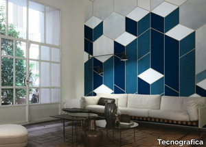 JIMI - Geometric nonwoven wallpaper _ Tecnografica