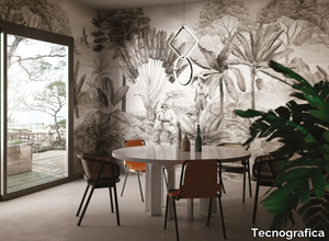 LIVINGSTONE - Landscape nonwoven wallpaper _ Tecnografica