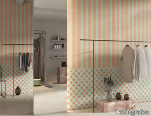 OSCAR - Geometric nonwoven wallpaper _ Tecnografica