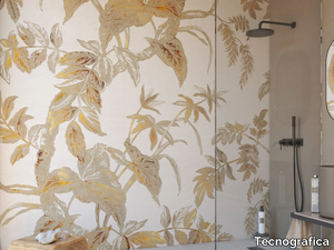 TEXTILE GROVE - Nonwoven wallpaper with floral pattern _ Tecnografica