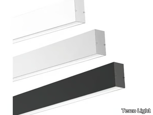 TRIMLESS - Ceiling mounted aluminium linear lighting profile _ Terzo Light