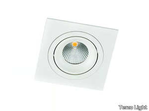 AXO S 7-10W - Recessed LED adjustable aluminium spotlight _ Terzo Light