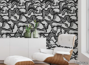 BRUSH - Motif washable wallpaper _ Texturae