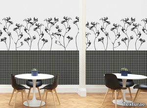 ANTITESI - QUADRIFLORA - Washable wallpaper with floral pattern _ Texturae