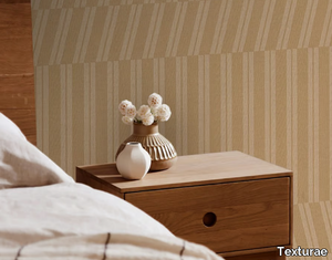 KARIBU DIAGONAL - Striped washable wallpaper _ Texturae