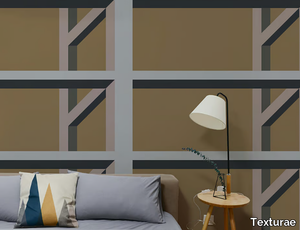 LARIA - Geometric panoramic wallpaper _ Texturae