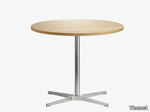 1818 - Round beech table _ Thonet