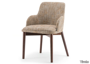 CELINE - Upholstered chair with armrests _ Tirolo