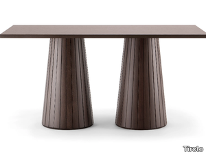 CORDOBA - Rectangular solid wood table _ Tirolo