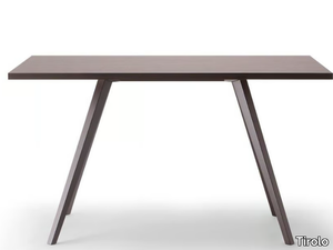 MILANO - Rectangular solid wood table _ Tirolo