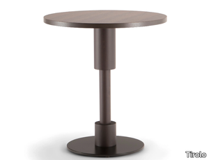 ORLANDO - Round solid wood table _ Tirolo