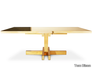 MASS 2.0 - Brass dining table _ Tom Dixon