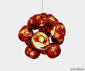 Melt Burst Chandelier Copper LED