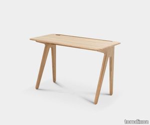 Slab Individual Desk Small Natural Oak