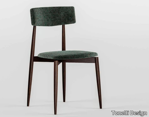 AW_CHAIR - Solid wood and fabric chair _ Tonelli Design