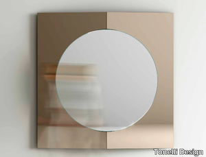 CENTRAL - Square wall-mounted mirror _ Tonelli Design