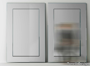 GERUNDIO - Rectangular wall-mounted mirror _ Tonelli Design