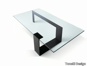 PLINSKY - Glass coffee table _ Tonelli Design