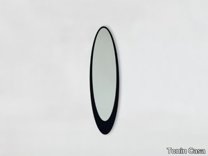 OLMI - Oval wall-mounted framed mirror _ Tonin Casa