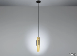 EXCALIBUR - LED Satin brass pendant lamp _ Tooy