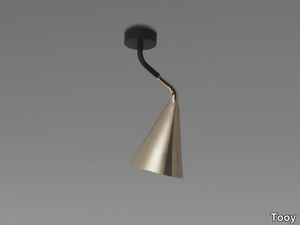 GORDON - Adjustable painted metal ceiling lamp _ Tooy