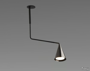 GORDON - Painted metal ceiling lamp with swing arm _ Tooy