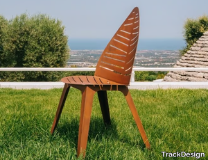 LILA - Corten™ garden chair _ TrackDesign