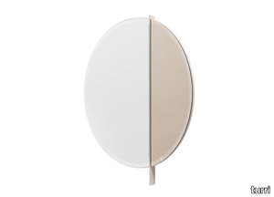 ZERO - Round wall-mounted metal mirror _ Turri