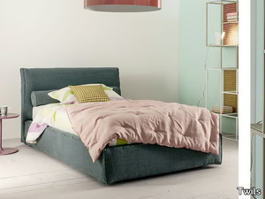 ADA - Single bed with upholstered headboard _ Twils