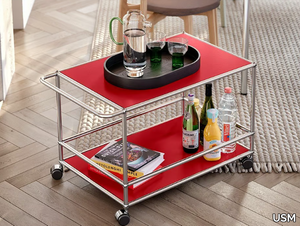 USM HALLER - Steel drinks trolley _ USM