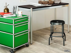 USM HALLER - Modular office drawer unit with castors with lock _ USM