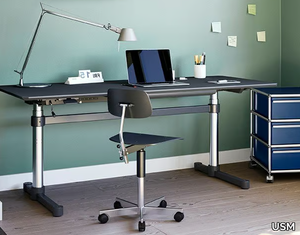 USM KITOS M - Height-adjustable rectangular office desk _ USM