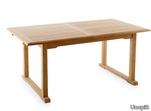 CHELSEA - Extending rectangular teak table _ Unopiù