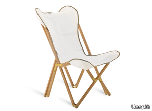 CHELSEA - Folding armchair in teak and cotton _ Unopiù