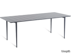 EXPERIENCE - Rectangular aluminium garden table _ Unopiù