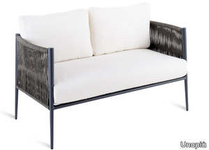 LUCE - Acrylic fabric garden sofa with removable cover _ Unopiù