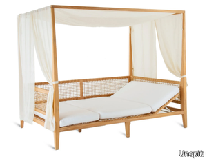 SYNTHESIS - Canopy teak garden bed _ Unopiù