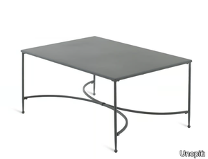 TOSCANA - Rectangular iron garden side table _ Unopiù