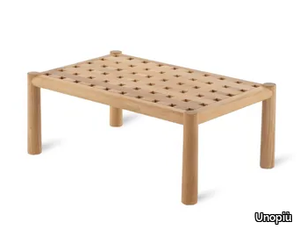 PEVERO - Low rectangular teak coffee table _ Unopiù