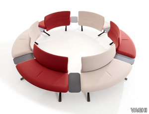 DAISY - Modular curved fabric sofa _ VAGHI