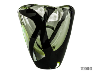 BLACK BELT OTTO - Blown glass vase _ VENINI