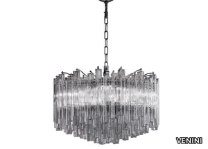 TRILOBI - Handmade blown glass chandelier _ VENINI
