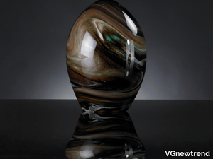 EGG IN MARBLE GLASS - Glass decorative object _ VGnewtrend