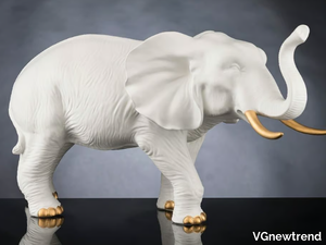 AFRICAN MOTHER ELEPHANT - Ceramic decorative object _ VGnewtrend