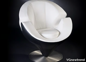 CALLA - Leather armchair with armrests _ VGnewtrend