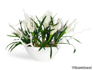 SHIP BROMELIA - Floral composition with ceramic vase _ VGnewtrend