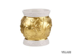 TAORMINA - Countertop porcelain toothbrush holder _ VILLARI